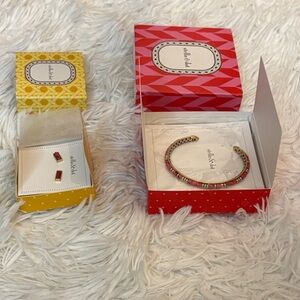 Stella & Dot Red and Gold Jewelry Set (NEW)